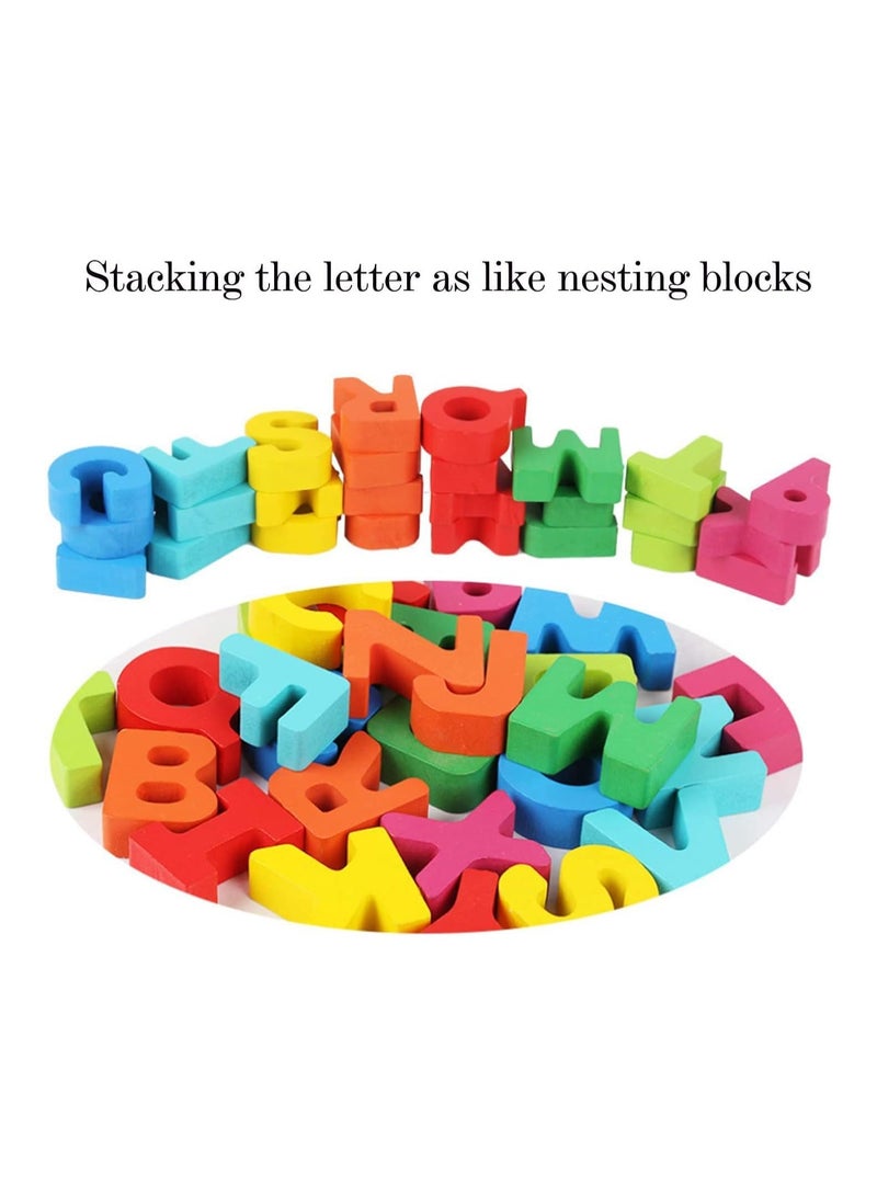 بلومنغ تايم لعبة تطوير التعليم المبكر للأبجدية الخشبية للأطفال الصغار - Image 3