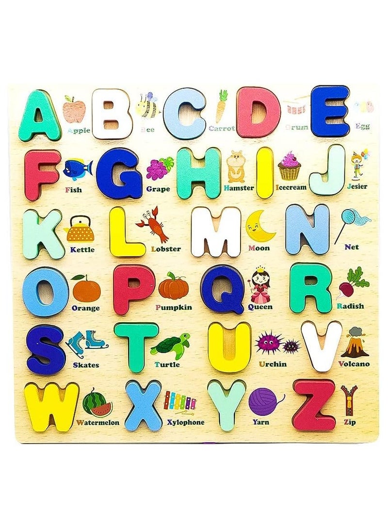 بلومنغ تايم لعبة تطوير التعليم المبكر للأبجدية الخشبية للأطفال الصغار - Image 5