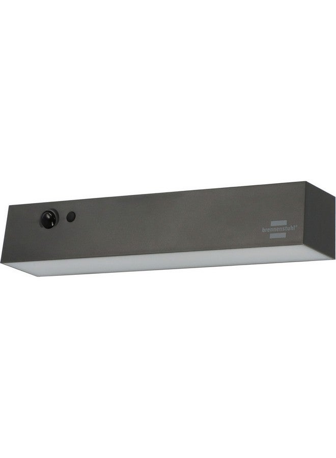 Brennenstuhl IP54 Solar LED Outdoor Security Wall Spot Light with Motion Sensor Grey 5 x 6.2 x 28.4 cm 1173740001 - Image 1