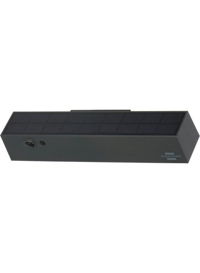 Brennenstuhl IP54 Solar LED Outdoor Security Wall Spot Light with Motion Sensor Grey 5 x 6.2 x 28.4 cm 1173740001 - Image 2