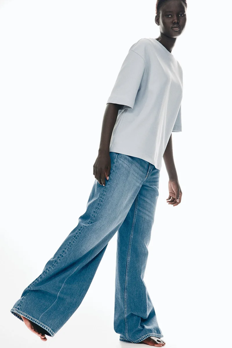 H&M Boxy interlock T-shirt