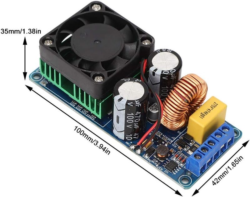 IRS2092S لوحة مضخم طاقة رقمي HiFi بقوة 500 واط من الفئة D مع حماية من ارتفاع الحرارة والدائرة القصيرة - Image 5
