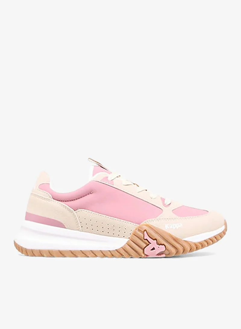 Kappa Men's Logo Embossed Sports Shoes with Lace-Up Closure