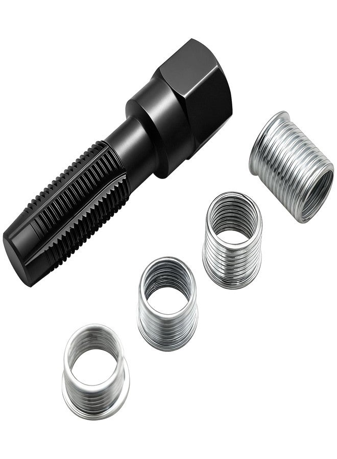 ZKTOOL 14mm Cylinder Head Rethreaded Kit, Spark Plug Thread Repair Kit,14mm Reamer Cylinder Thread Repair Tool,Spark Plug Rethreader Kit,4 Thread Insert. - Image 1