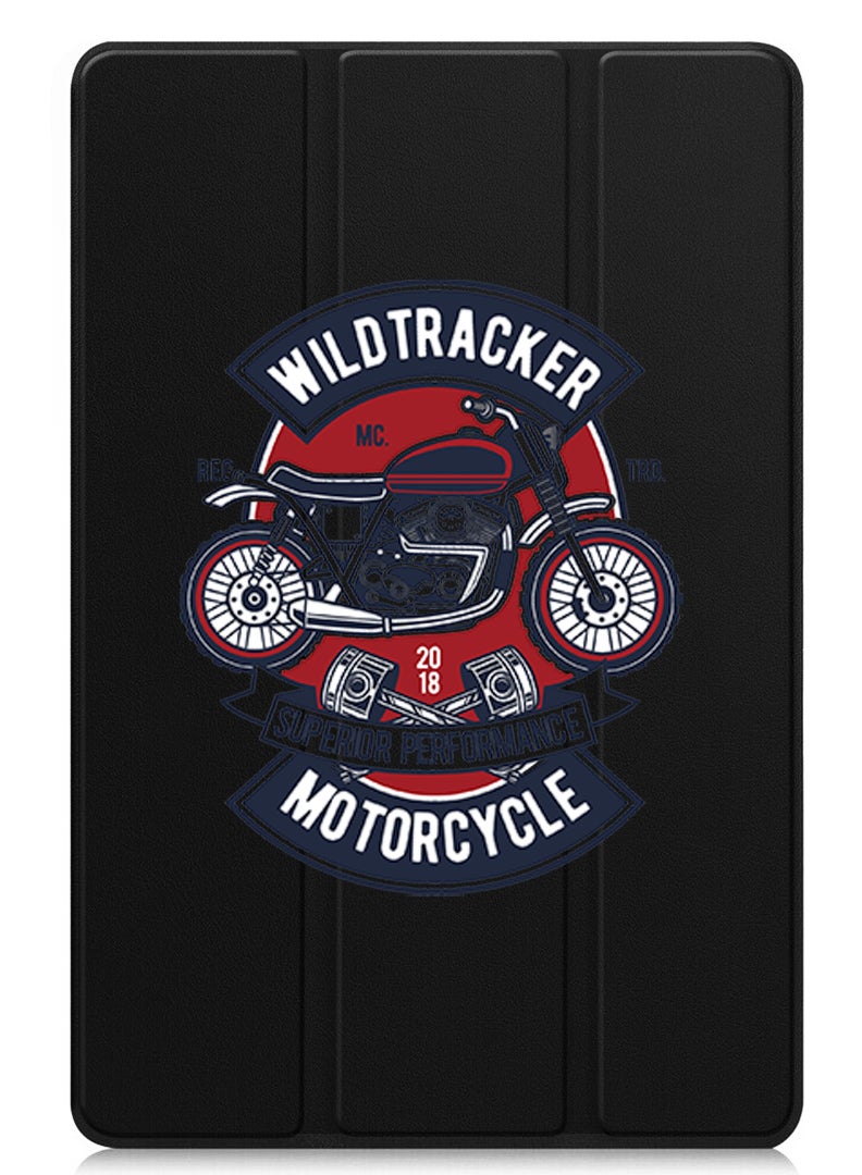 Theodor Protective Flip Case For OnePlus Pad 2 (2024) & OnePlus Pad Pro (2024) With Trifold Stand Auto Wake Sleep Shockproof Cover wil;d tracker - Image 1