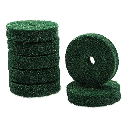 Yootones 90Pcs Yootones Piano Felt Pads Accessory Washers Cushion Compatible with Keyboard Balance Front Rail Regulating Repair Parts Replacement (Green) - Image 3