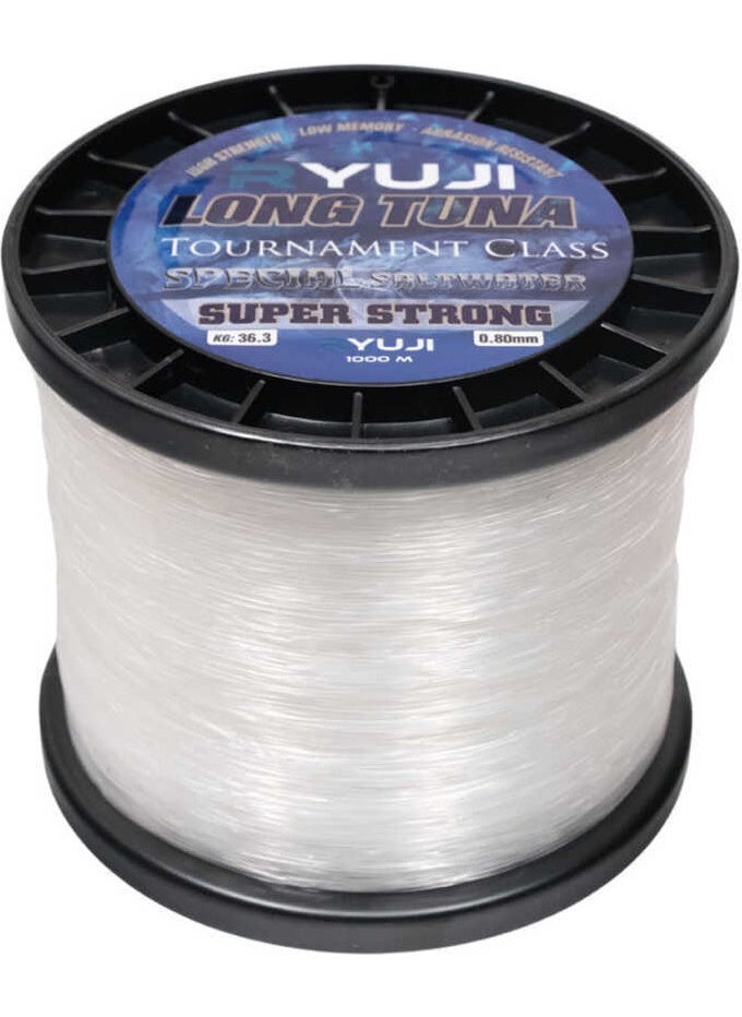 Ryuji - Long Tuna 1000M 0.80MM Clear Fishing Line STANDARD-0.80MM - Image 1