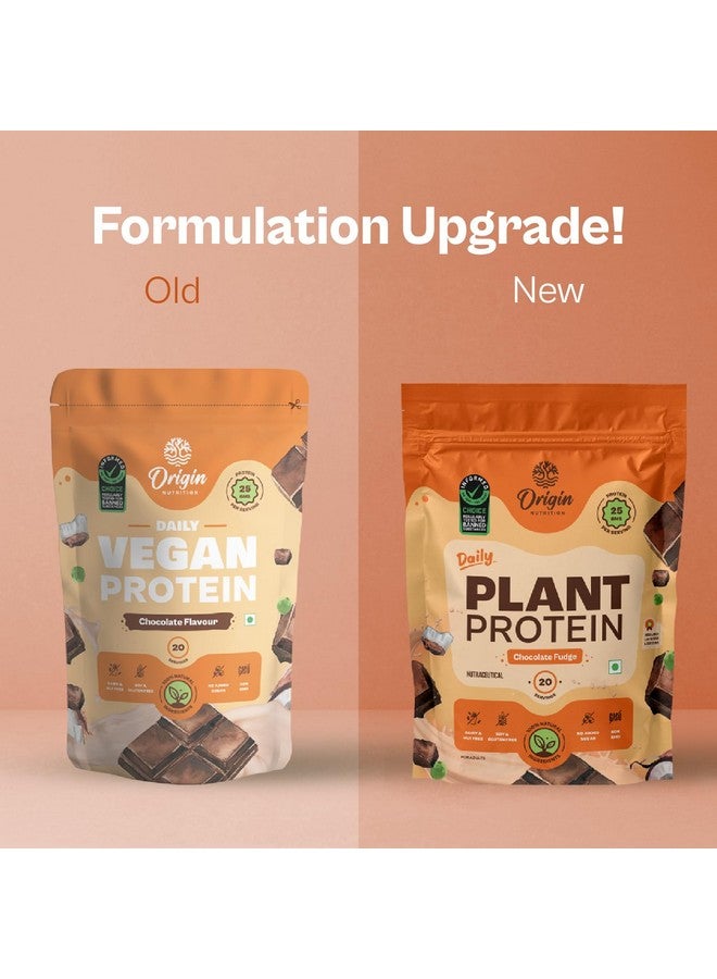 ORIGIN NUTRITION مسحوق بروتين نباتي طبيعي 100% من أوريجن نيوترشن (عزل بروتين البازلاء الأوروبية وبروتين بذور اليقطين) بنكهة الشوكولاتة سهلة الهضم مع 25 جرام من البروتين النباتي، 810 جرام - Image 3
