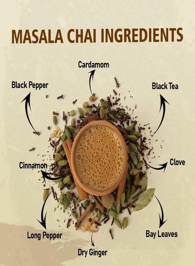 Golden Tips Masala Tea Bags (100 Cups) Natural, 200 g - Image 3