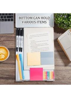 Henoyso Metal Storage Clipboard Bulk Heavy Duty Aluminum Clip Board For Teacher Contractor Medical Construction Office School Classroom 12.6X9.2X1 Inch Fit Letter Size 8.5X11 Inch Paper(1 Pcs)  - Image 5