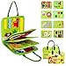 JHkim Busy Board Montessori Toys for Toddlers 13 Birthday Gifts for 1 2 3 4 Year Old Boy Girl Autism Sensory Travel Toy Educational Activity Busy Book Board Learning Fine Motor Skills Toys Green - Image 2