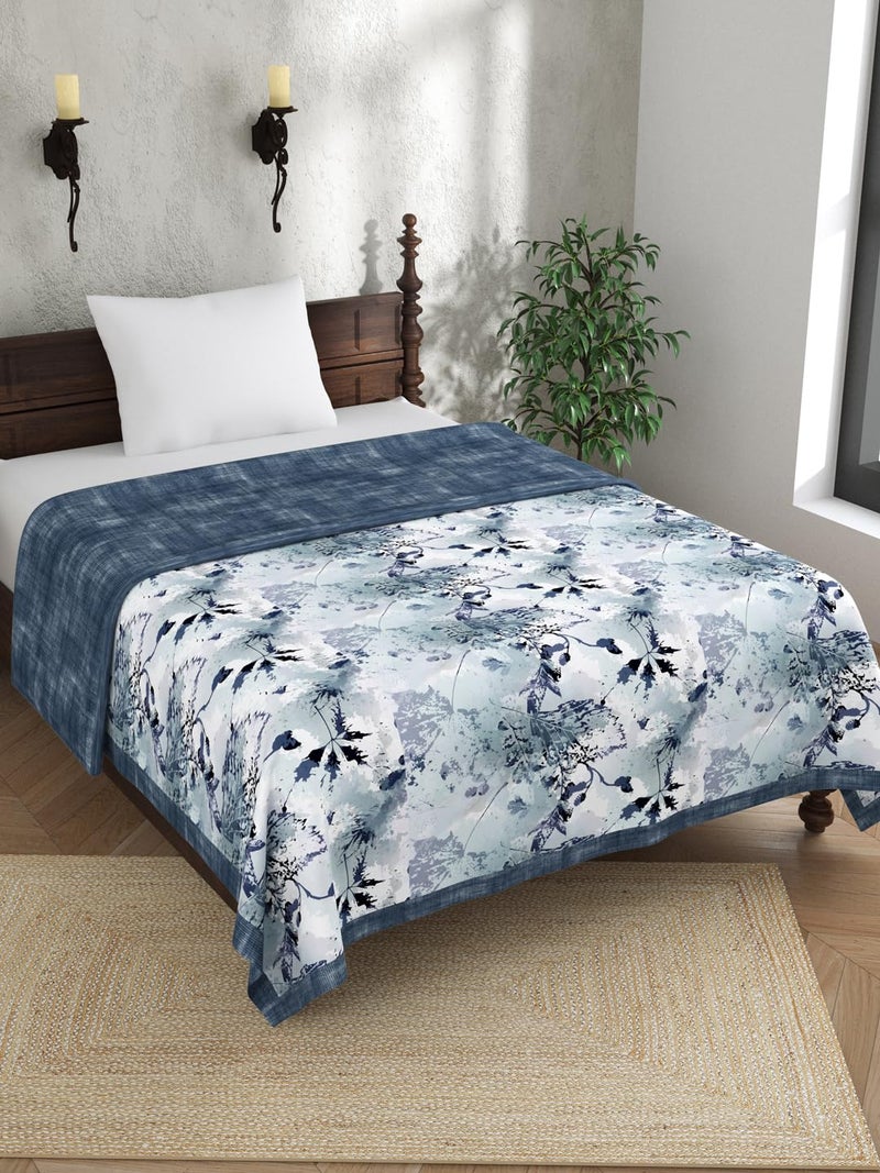 EVER HOME دثار مفرد صيفي من EVER HOME 100% قطن بحجم 150X224 سم 120GSM طباعة رقمية - Image 1