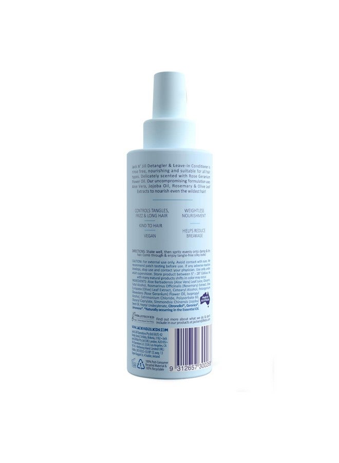 Jack N' Jill Natural Bathtime Detangler and Leave-In Conditioner - Suitable for All Hair Types, Extra Moisturising, Silicone-Free, Cruelty-Free, Vegan - 200 mL (Pack of 1) - Image 2
