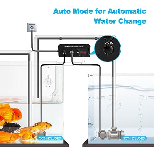 Ortis Auto Top Off System, Oritis Water Refiller Water Level Controller Automatic Water Change for Aquarium Fish Tank Swimming Pool Saltwater Freshwater, Sump Pump Pits - Image 5
