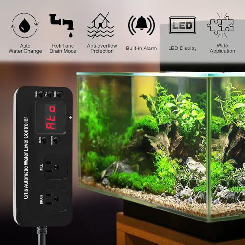 Ortis Auto Top Off System, Oritis Water Refiller Water Level Controller Automatic Water Change for Aquarium Fish Tank Swimming Pool Saltwater Freshwater, Sump Pump Pits - Image 3
