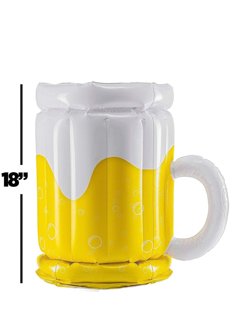 SYOSI 2 Pack Large Inflatable Cooler Floating Drink Cooler for Parties 2in1 Pool Drink Floatie and Party Supplies Summer Party Decorations Drink Floats for Swimming Pool (Pack of 2) - Image 4