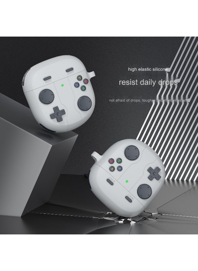 Generic Compatible with Bose QuietComfort Earbuds II (2022) / Ultra Earbuds (2023) Case.  TPU Game Controller Shaped Shell Protective Cover Earphone Case with Keychain  - Image 3
