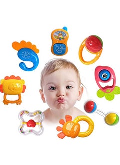 Haidue 12 Baby Teether Toy Rattle Set 12 Toy Play Set Color Random  - Image 3