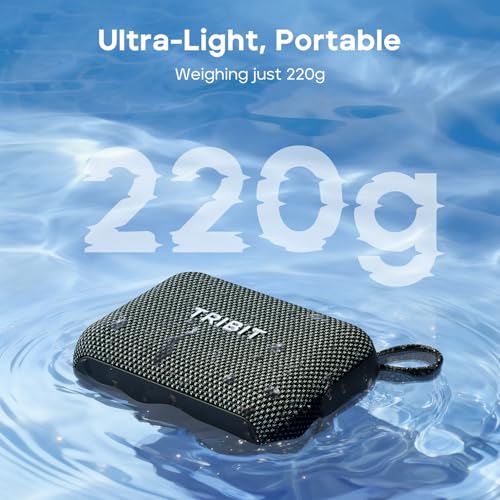 Tribit PocketGo Bluetooth Shower Speaker, IP68 Waterproof/Dustproof, Portable Speaker with 20H Playtime, Wireless, BT6.0, Supports TF Card, Electronics for Travel/Outdoors/Home - Image 5