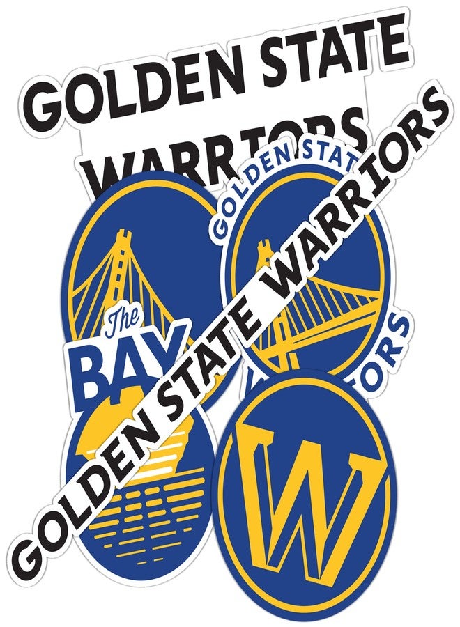 Desert Cactus Golden State Warriors NBA Officially Licensed Sticker Vinyl Decal Laptop Water Bottle Car Scrapbook (Type 2) - Image 1