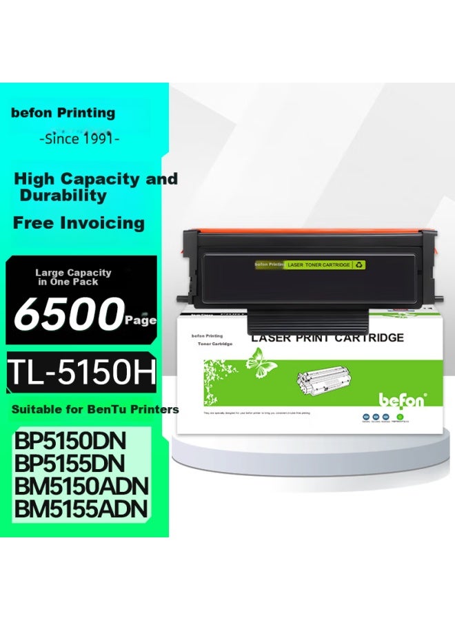 Befon Tl-5150h Toner Cartridge For Pantum Bp5150dn Bp5155dn Bm5150adn Bm5155adn Printers - Image 1