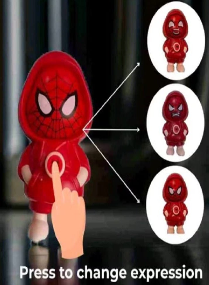 Super cute large face changing spiderman keychain and best gift for your favorite person - Image 1