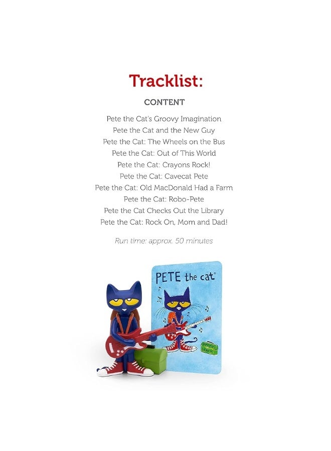Tonies Pete the Cat Rock On Audio Toy Figurine - Image 3