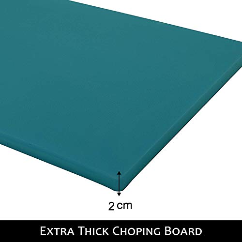Everbuy® Chopping/Cutting Board for Fruits & Vegetables - 2 cm Thick/Long Lasting BPA Free Regular Use (45 Cm X 30 Cm) - Image 3