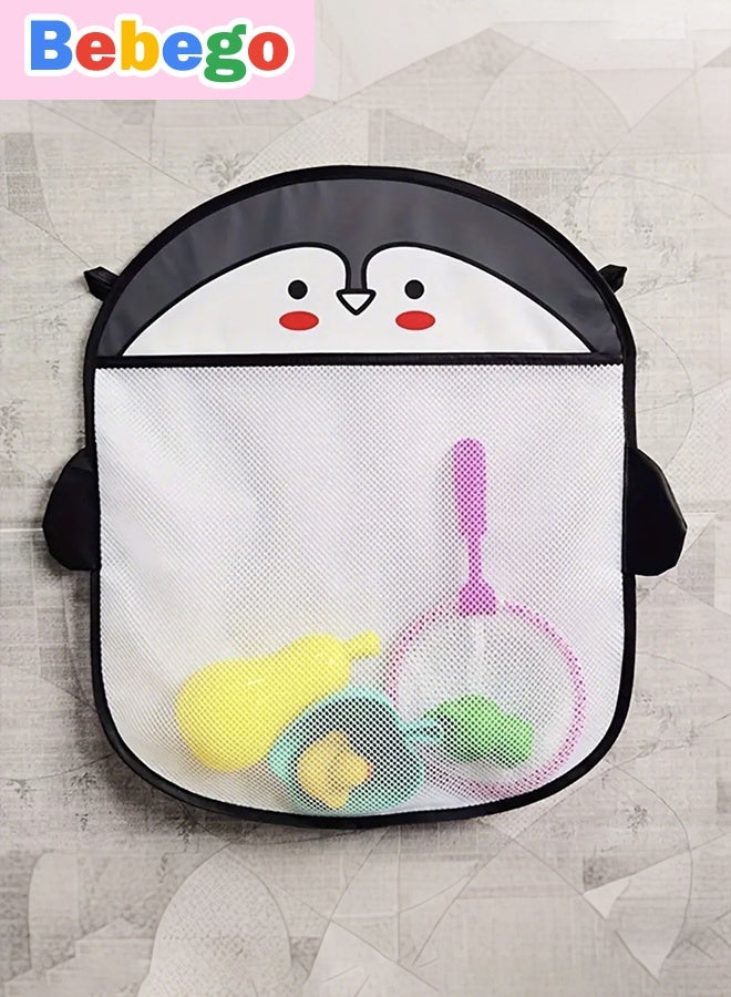 بيبيجو قطعتين من أكياس تخزين شبكية كبيرة للحمام – أكياس تخزين لطيفة لألعاب الاستحمام والماء، أكياس تعليقية بمقبس شبكي بالتصاميم الخيالية (قطبى، هامستر، دب) لأعياد العيد الإسلامي والاحتفالات العائلية - Image 4