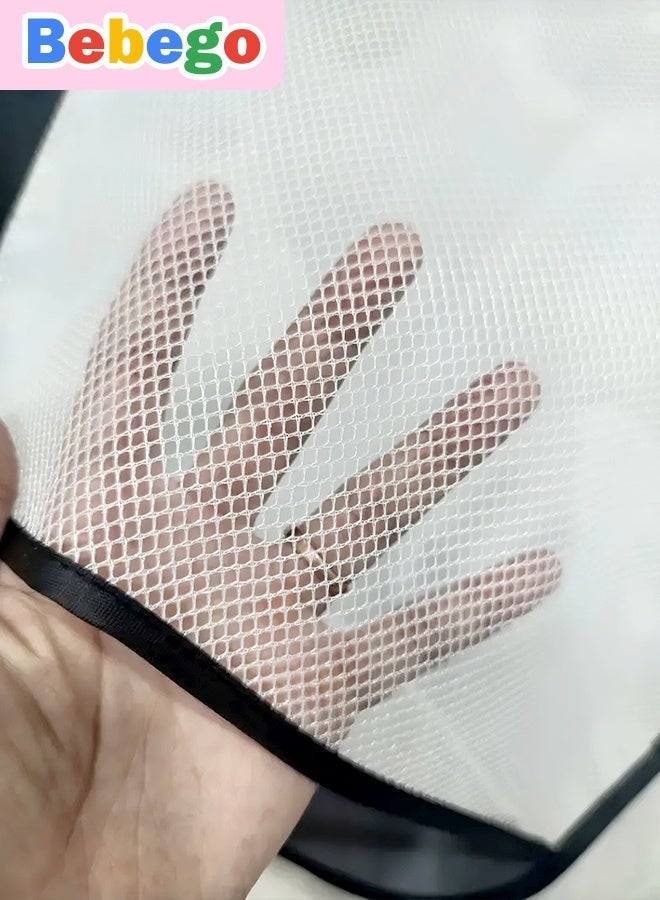 بيبيجو قطعتين من أكياس تخزين شبكية كبيرة للحمام – أكياس تخزين لطيفة لألعاب الاستحمام والماء، أكياس تعليقية بمقبس شبكي بالتصاميم الخيالية (قطبى، هامستر، دب) لأعياد العيد الإسلامي والاحتفالات العائلية - Image 5