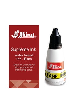 Shiny Shiny BLUE Refill Ink, Premium Water-Based Refill Ink for Rubber Stamps BLUE  - Image 2