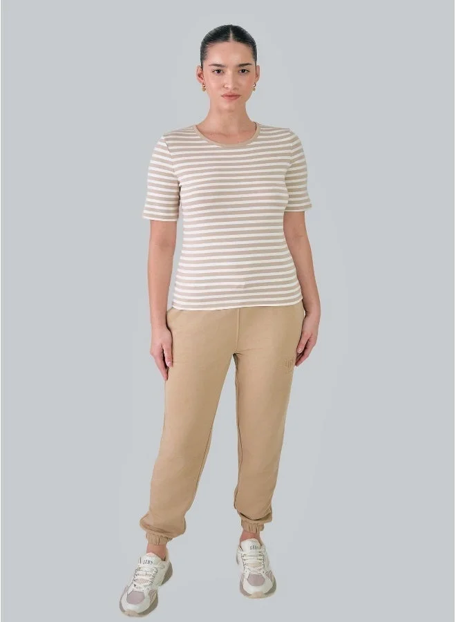GANT Slim Striped 1X1 Ribbed T-Shirt