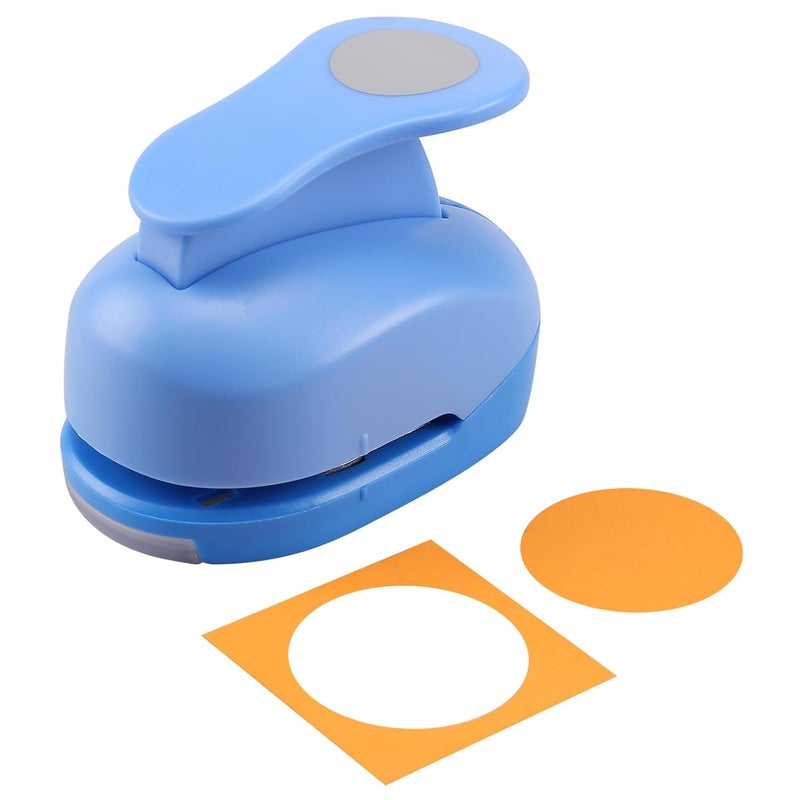 MYARTOOL مكبس ورق دائري بقطر 1.5 بوصة - اضغط لأسفل لقص دائرة نظيفة ومستوية في كل مرة - مثالي لإضافة التفاصيل إلى ملصقات الهدايا، بطاقات التهنئة، وديكورات الحفلات اليدوية. - Image 1