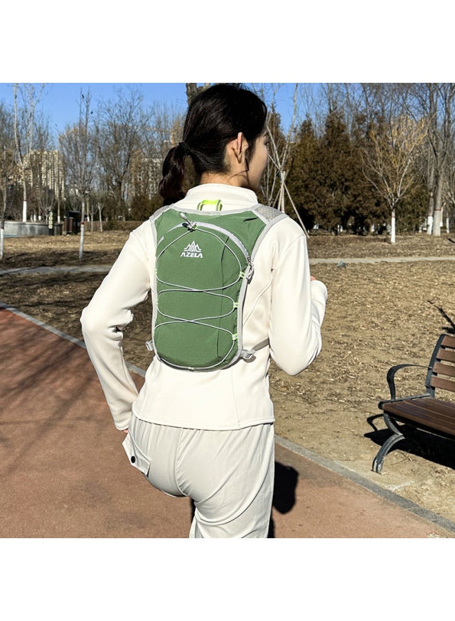 Azera Vest Backpack Sports Outdoor Hiking Cross-country Bag Marathon Mountaineering Bag Water Bag Cycling Bag Package-Color:Green-Capacity:Single Package - Image 3