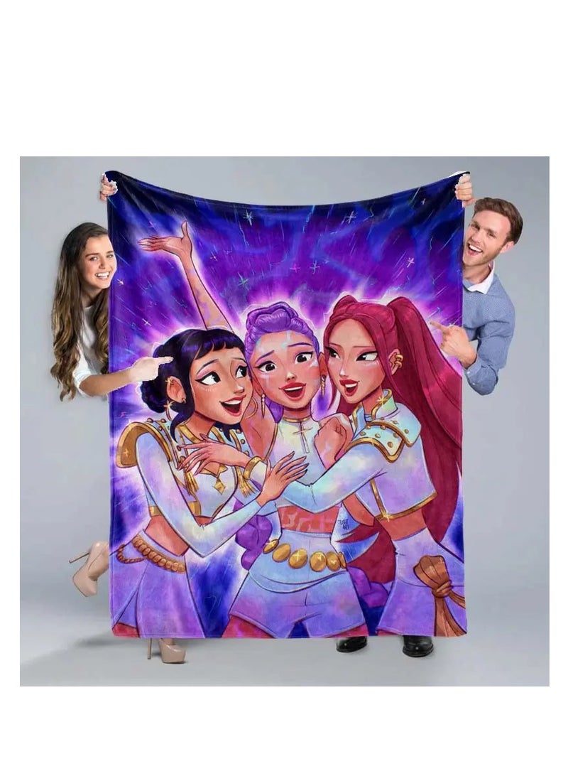 Animated Friends Fleece Blanket - Image 3