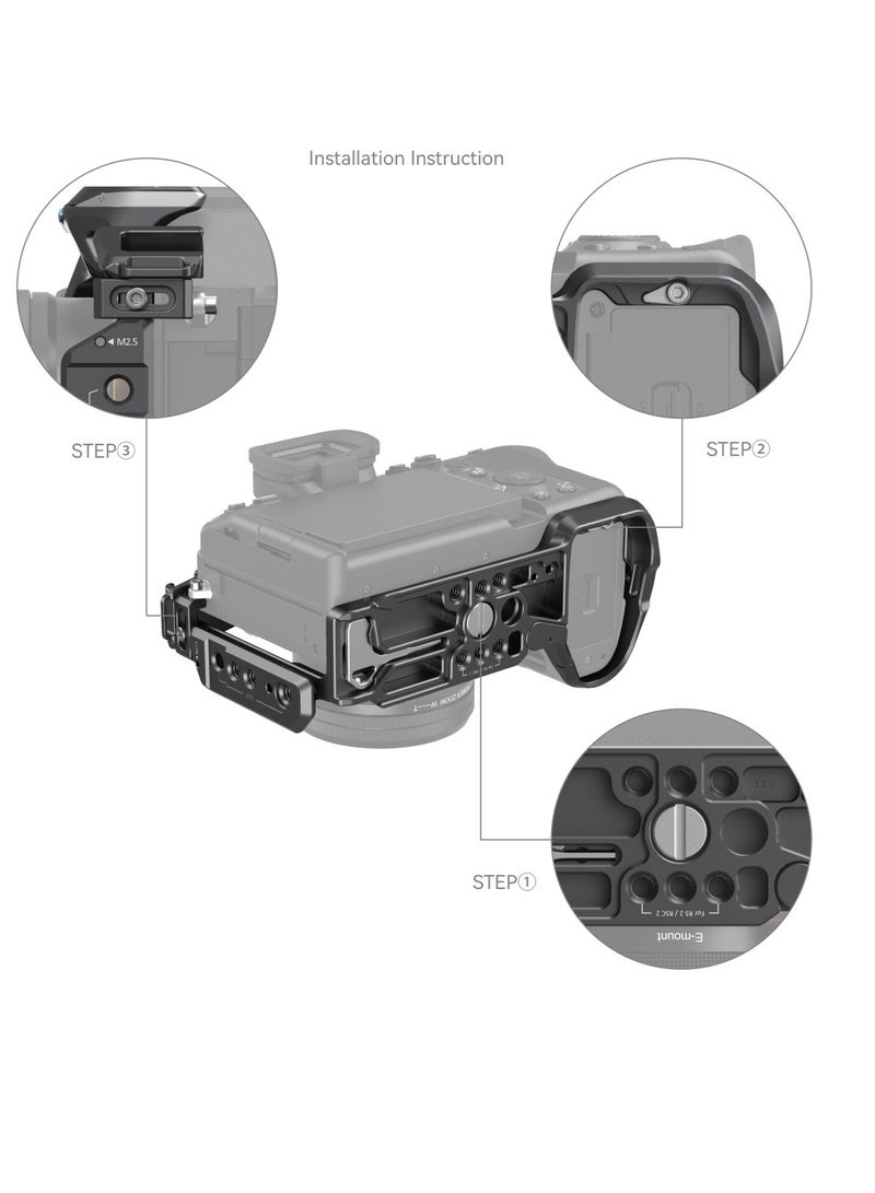 SMALLRIG Rhinoceros Advanced Cage Kit for Sony Alpha 7R V / Alpha 7 IV / Alpha 7S III 3710 - Image 3