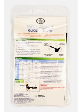 four paws Walk Around Quick Fix Dog Muzzle, Black  - Image 2