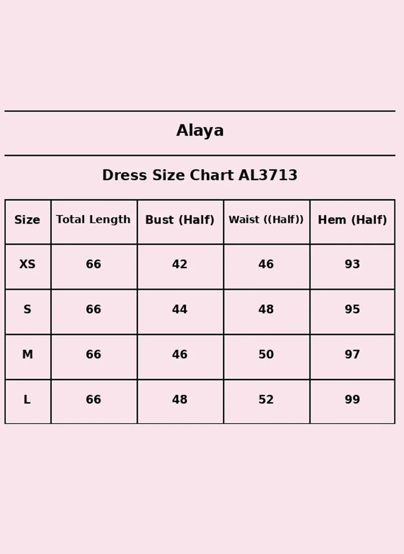 Alaya white with blue embroidery Women Embroidered  Rayon Sleevless Dress -AL3713 for Women | Best Price UAE