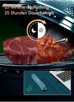 INKBIRD INKBIRD Wireless Meat Thermometer INT-11X-B Bluetooth Meat Thermometer for Grilling and Smoking App Remote Control IP67 Waterproof 25 hours of Continuous Cooking Stylish Gift for Men Women  - Image 5