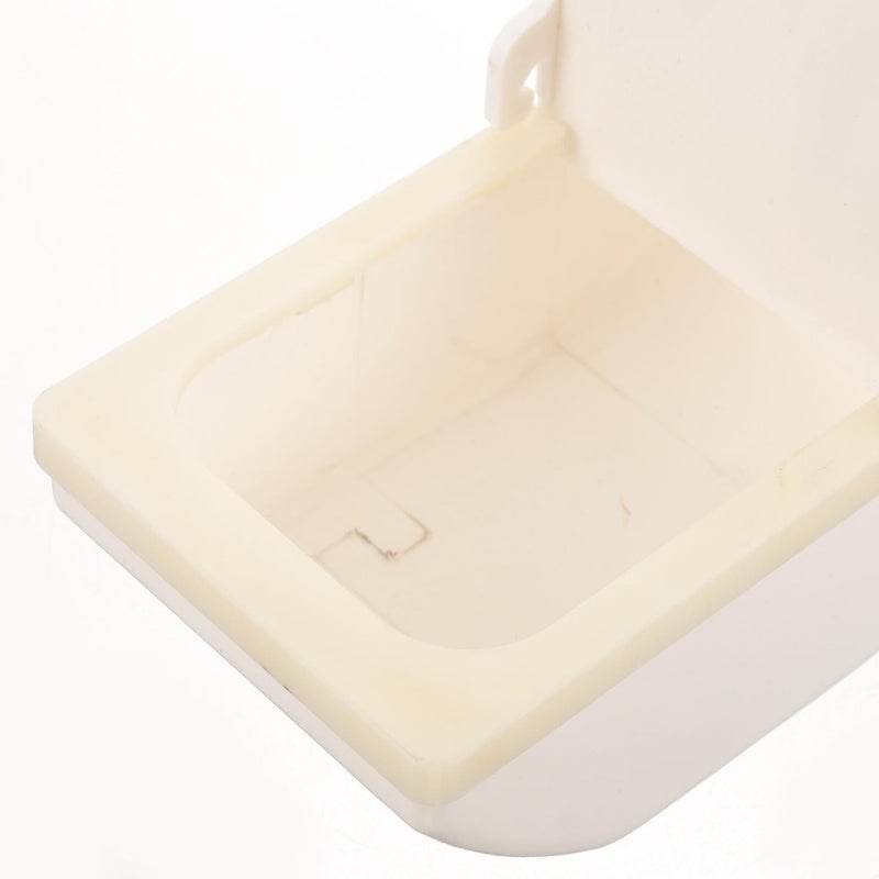 White Automatic Bird Cage Feeding Container Large Capacity Portable Outdoor Bird Food Holder For Parrots - Image 4