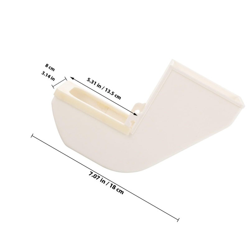 White Automatic Bird Cage Feeding Container Large Capacity Portable Outdoor Bird Food Holder For Parrots - Image 3