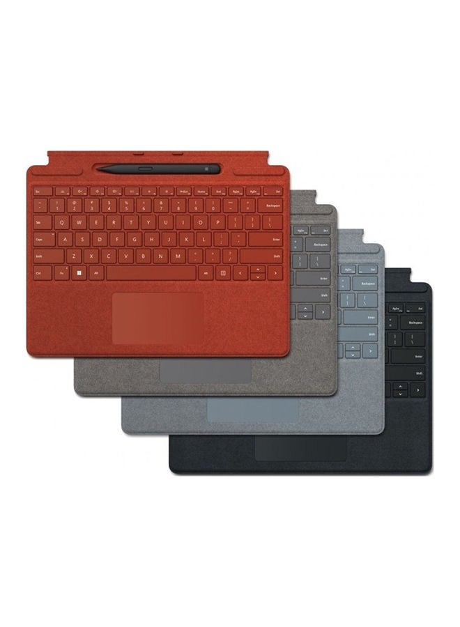 Microsoft Surface Pro 9 /  8 / Pro X - Signature Type Cover Black And Slim Pen 2 Black - Image 5