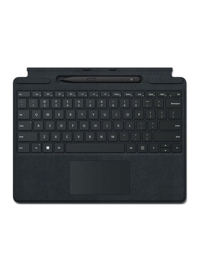 Microsoft Surface Pro 9 /  8 / Pro X - Signature Type Cover Black And Slim Pen 2 Black - Image 1
