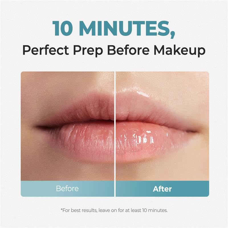 Laka Soothing Prep Lip Mask, 10ml/0.33 fl.oz, Cooling Peel-Off Lip Mask, Jelly tip for Hygienic & Easy Application, Daily Lip Care, K-Beautyâ€‹ - Image 3