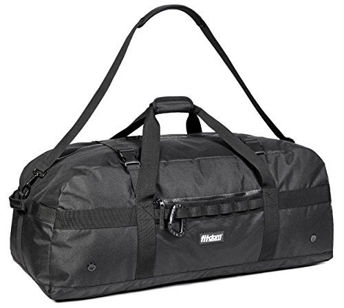 Fitdom 132L 36" Heavy Duty Extra Large Sports Gym Equipment Travel Duffel Bag W/Adjustable Shoulder & Compression Straps. Perfect for Soccer Baseball Basketball Hockey Football Team Coaches & More - Image 1