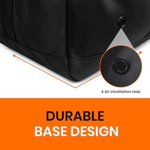 Fitdom 132L 36" Heavy Duty Extra Large Sports Gym Equipment Travel Duffel Bag W/Adjustable Shoulder & Compression Straps. Perfect for Soccer Baseball Basketball Hockey Football Team Coaches & More - Image 4