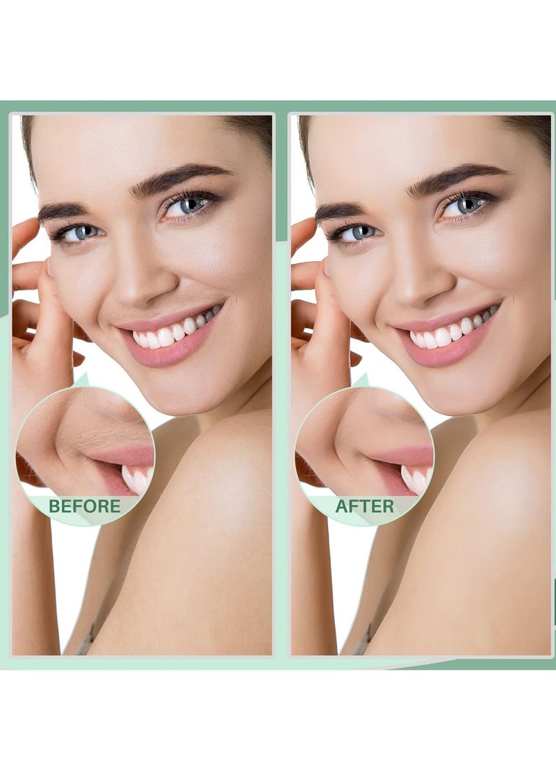 SYOSI ورق الشمع لإزالة الشعر، 96 قطعة من شرائح الشمع للوجه والشفاه والشعر واللحية والوجه، معجون تبييض ناعم جاهز للاستخدام لإزالة الشعر بسرعة للذراعين والساقين وشعر الإبط وشعر الحاجب وما إلى ذلك. - Image 3