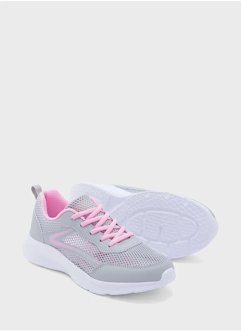 جينجر Breathable Mesh Upper Sneakers