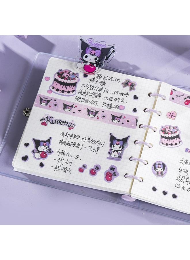 Bluejw - Hand Ledger Sticker Suit High Color Value Kulomi Big Ear Dog Gift Box Full Set Of Melody Cute Girl Heart Walking Stick - Image 1