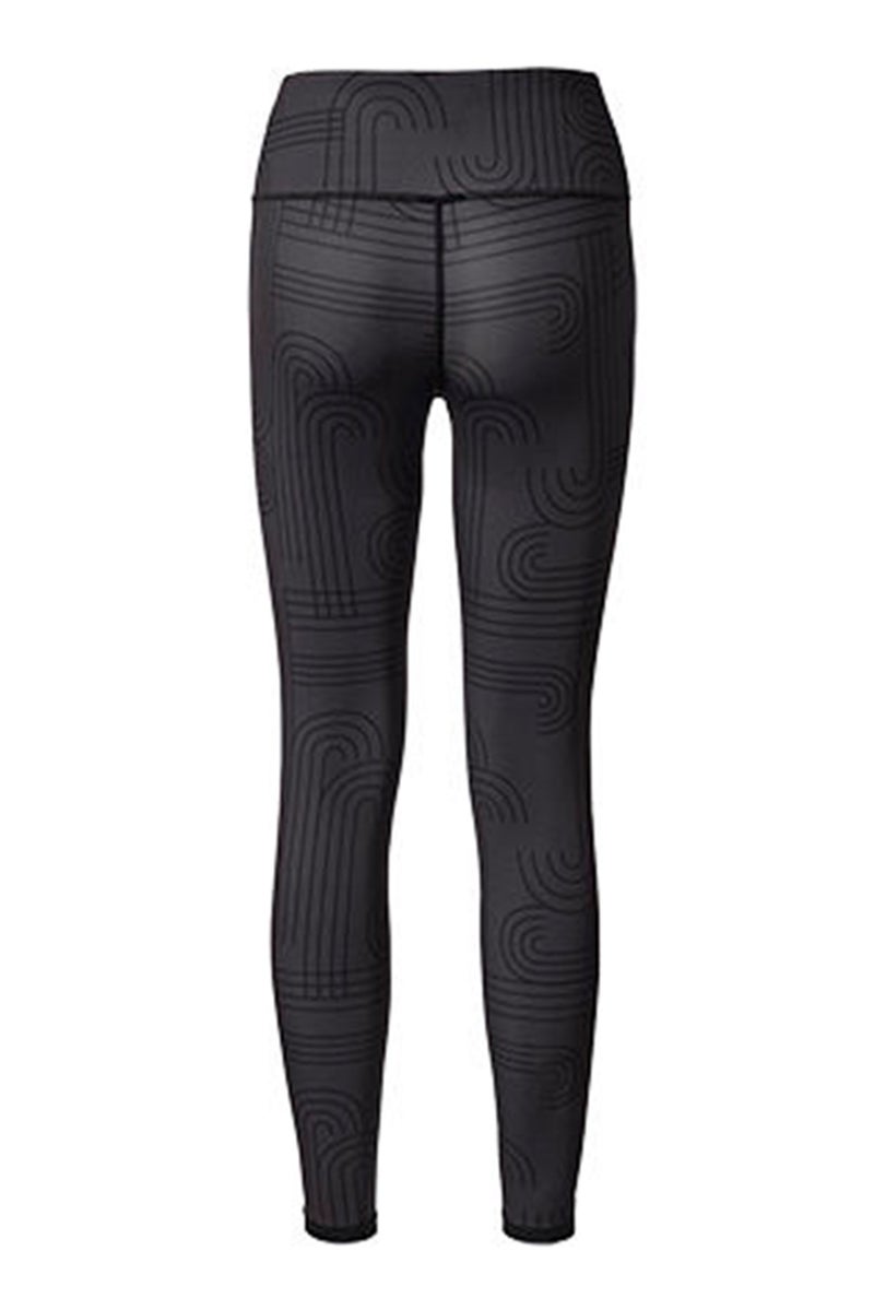 Tchibo Women  Regular Fit All Over Print Leggings, Black - Image 2